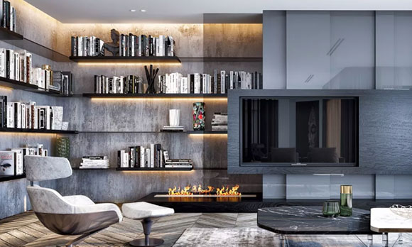 电视背景墙装修