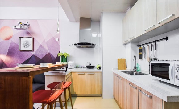 轻奢风单身公寓装修