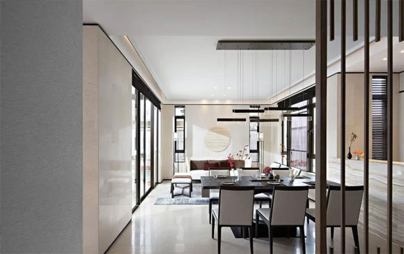 新中式风格别墅装修，设计简洁却格外大气，不一样的品质生活！