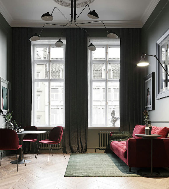 北欧风loft公寓装修