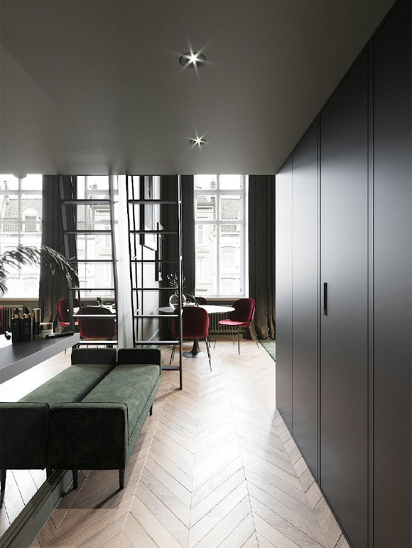 北欧风loft公寓装修