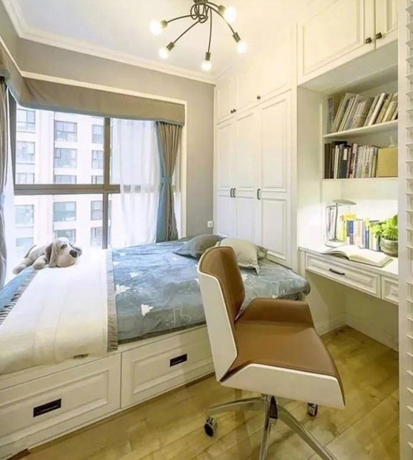 榻榻米书房装修