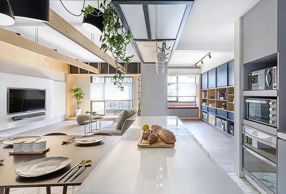 115㎡北欧风三房装修，简洁时尚很舒适，开启幸福家居生活！