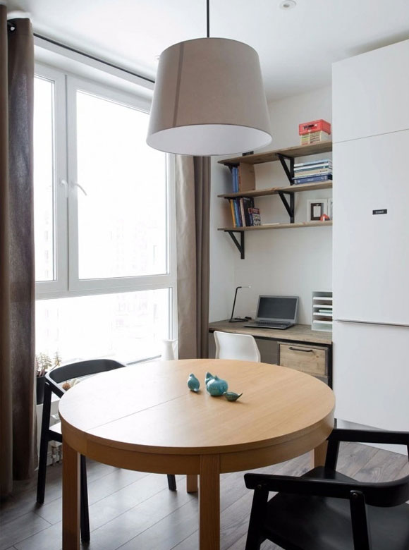 北欧简约风单身公寓装修