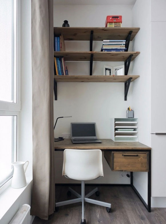 北欧简约风单身公寓装修