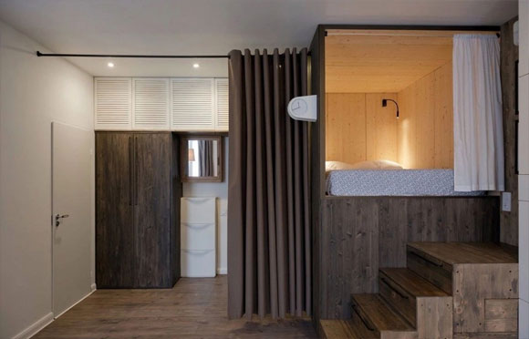 北欧简约风单身公寓装修