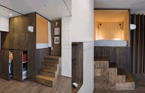 北欧简约风单身公寓装修