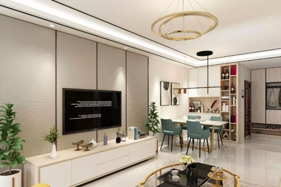 现代风格两房装修