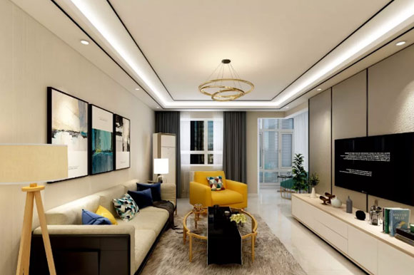 现代风格两房装修