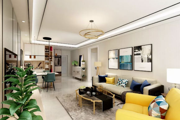 现代风格两房装修