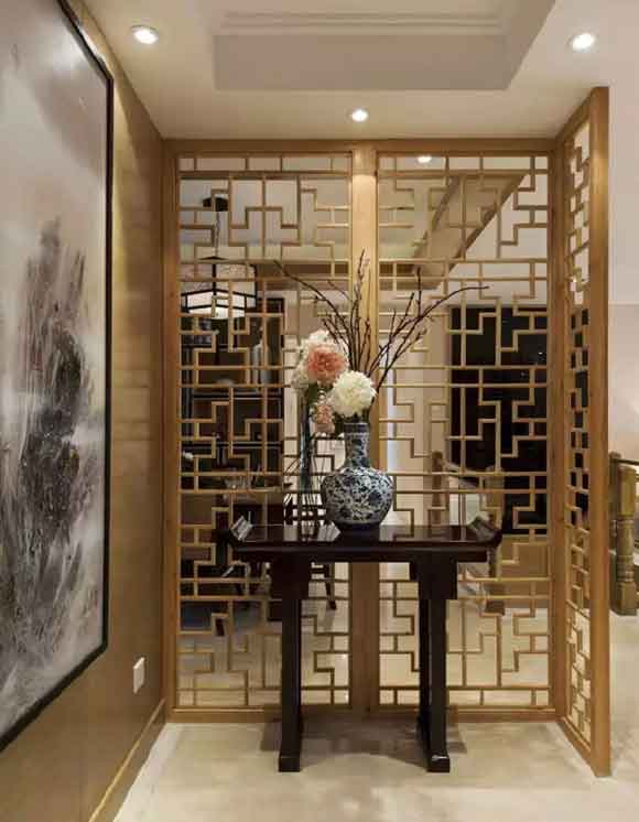 中式风格屏风装修设计