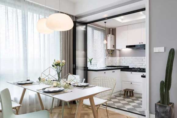 厨房餐厅一体装修