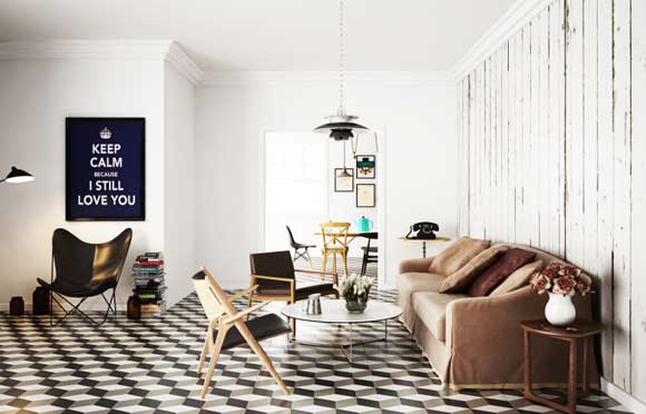 北欧风格客厅装修