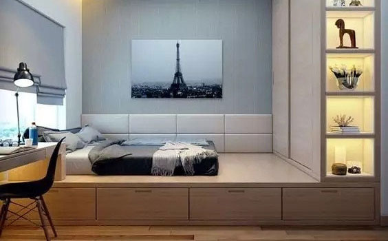 卧室书房一体装修