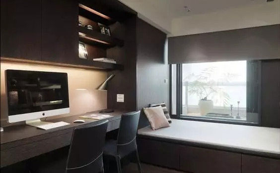 卧室书房一体装修