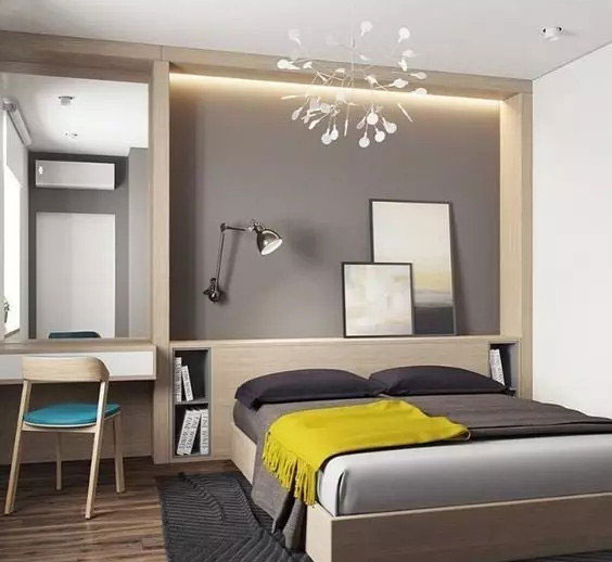 卧室书房一体装修