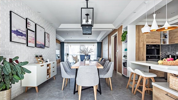 现代风格四居室装修