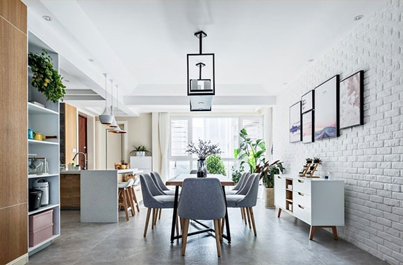 现代风格四居室装修