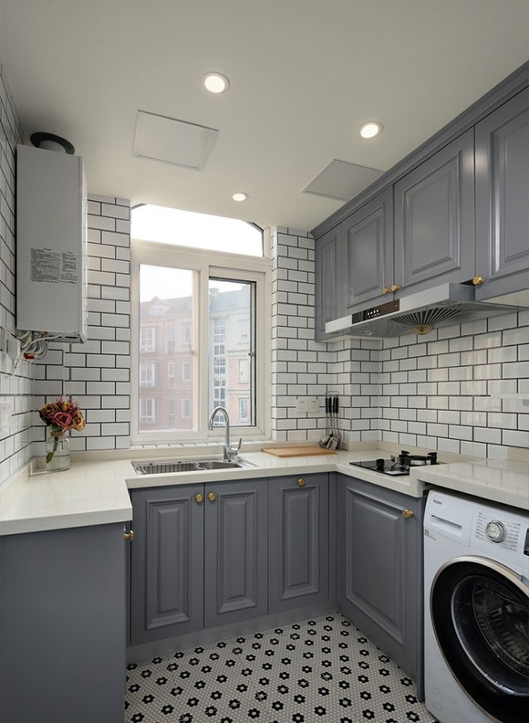 美式风格公寓装修