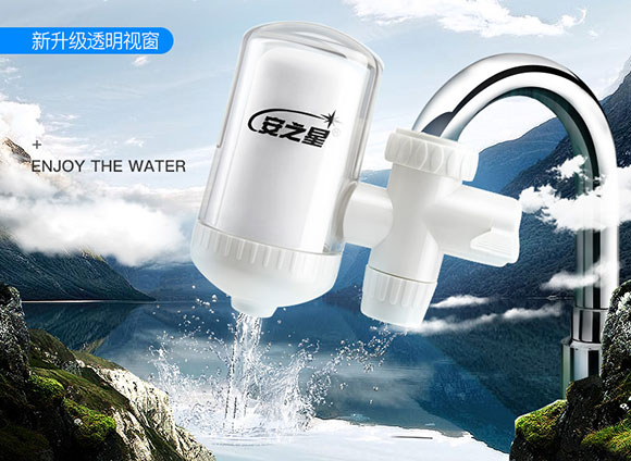 物理过滤水龙头净水器，陶瓷可清洗滤芯，健康用水更放心！