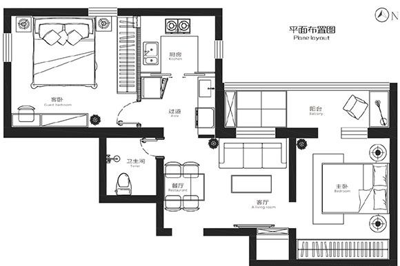 北欧风小户型装修