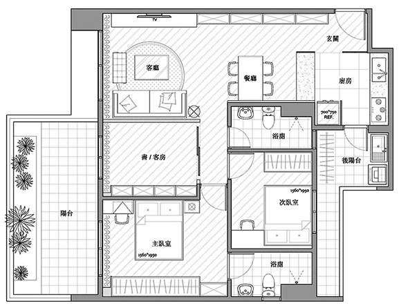 混搭工业风装修设计
