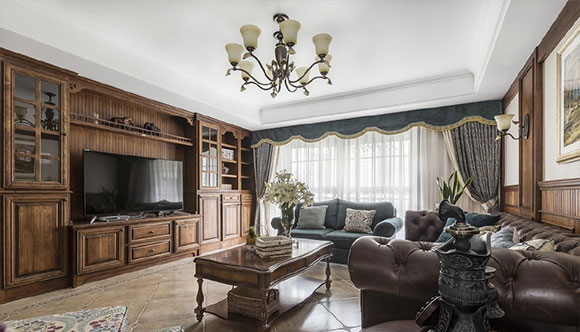 美式乡村风格大户型装修