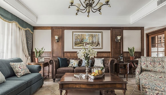 美式乡村风格大户型装修