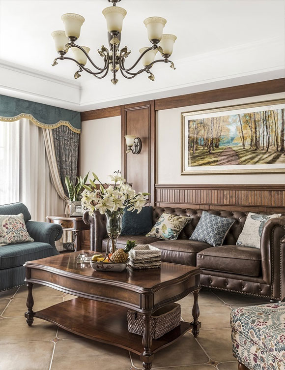 美式乡村风格大户型装修