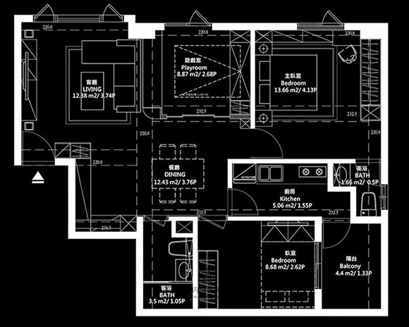 现代风格大户型装修