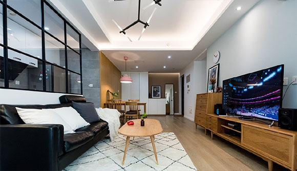 精致舒适的小两房装修,北欧风设计真是很惬意,面积小很实用!