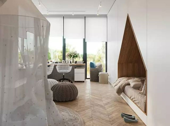 卧室面积小怎样装修住得才舒服？将床嵌入衣柜，兼顾睡眠与收纳！