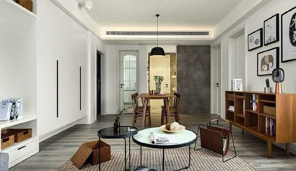 现代风格两房装修