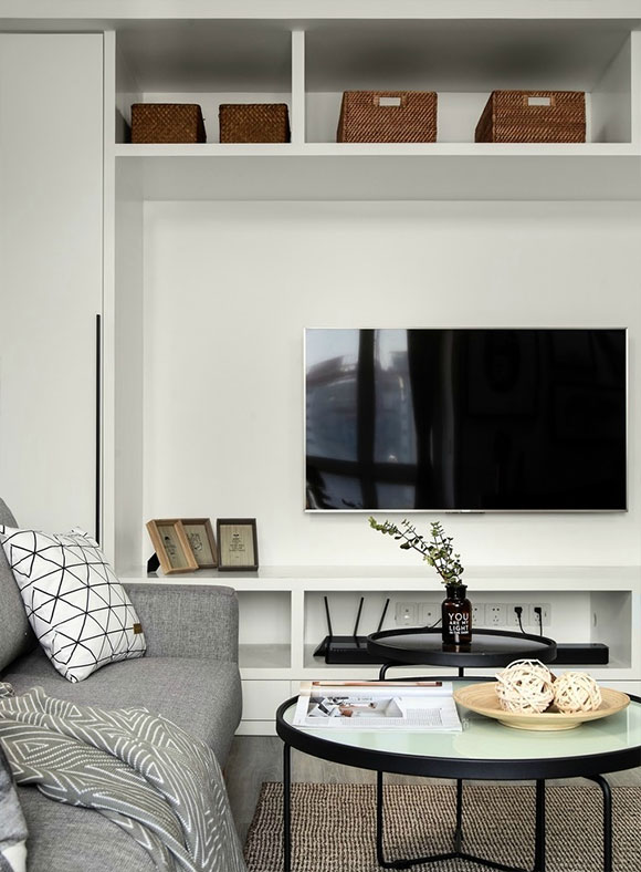 现代风格两房装修