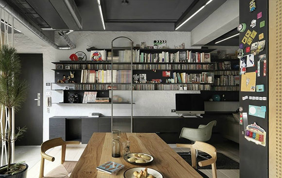 ����ʽ��ɫϵ�ռ䣬������������ţ��ڼҰ칫һ��������