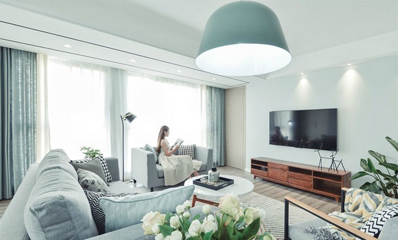 现代风格两房装修