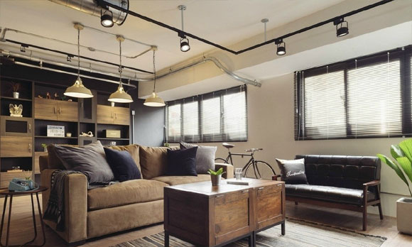 复古工业风loft装修