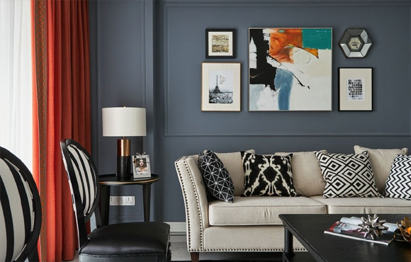 美式风格大三房装修