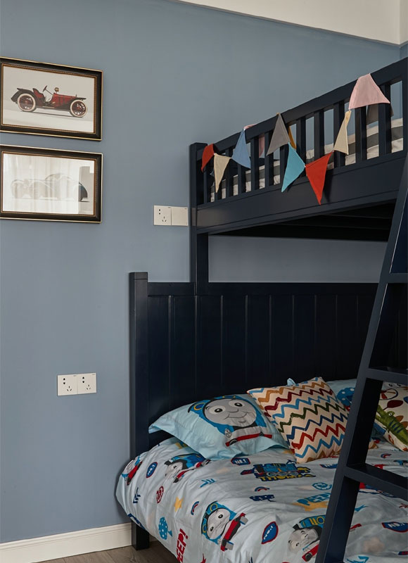 美式风格大三房装修