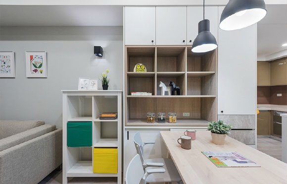 现代风格两房装修设计