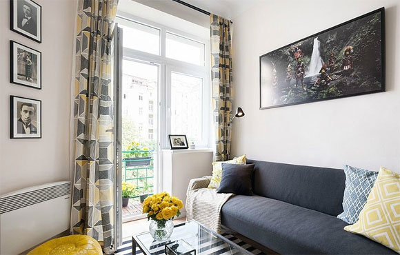 45㎡公寓居然装出时尚范,北欧风设计特别漂亮,单身生活不将就!
