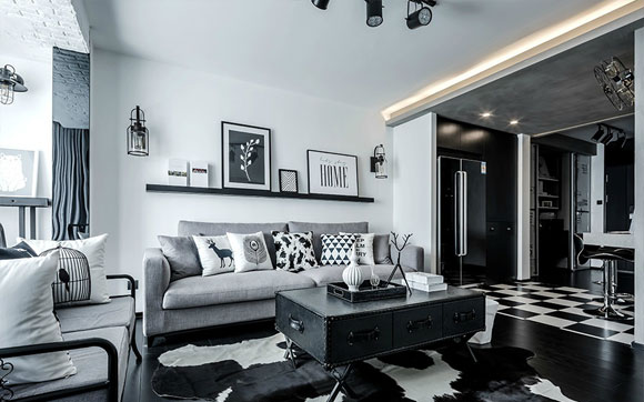 工业风单身公寓装修