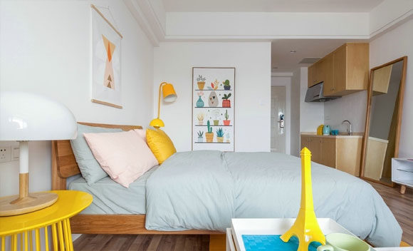 北欧风单身公寓装修设计