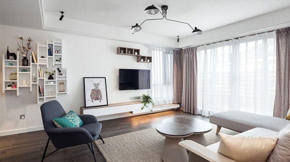 现代北欧风设计,北欧风复式楼装修