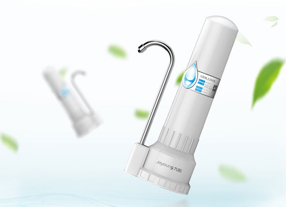 九阳家用厨房自来水台式水龙头净水器直饮过滤器净水机T07