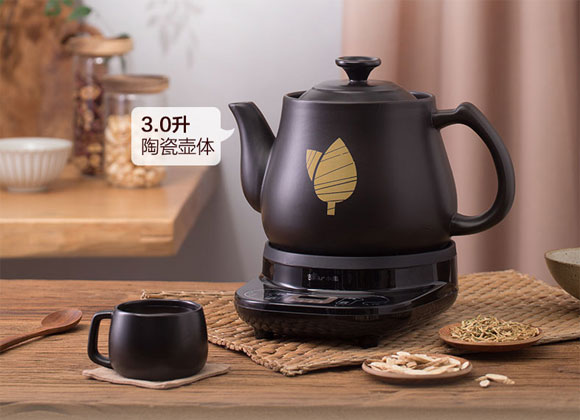 小熊家用自动大容量中药陶瓷养生壶熬药罐