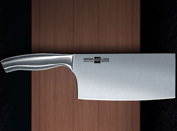 火候砍骨刀,不锈钢菜刀,德国菜刀,德国进口钼钒钢砍骨刀