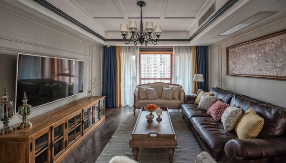 美式风格大户型装修