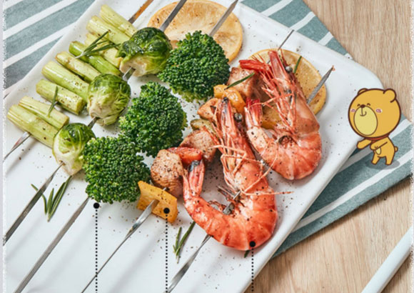 Bear/小熊家用全自动旋转烤串机/电烧烤炉，旋转烧烤神器！