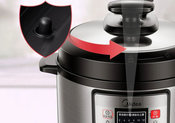 Midea/美的5升多功能智能电压力锅，一锅双胆不串味！